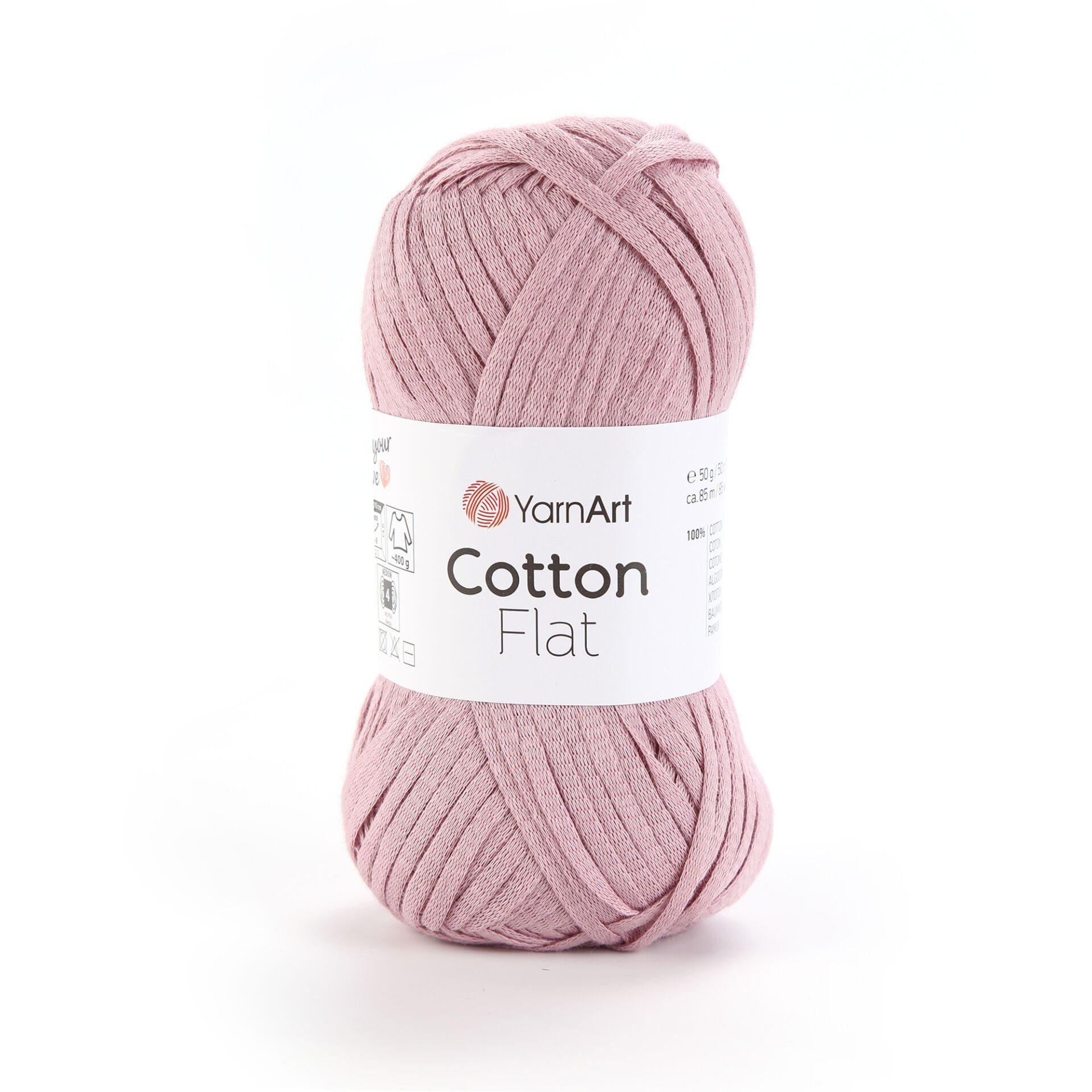 YARNART COTTON FLAT - ÖRGÜ İPİ PEMBE - 6714