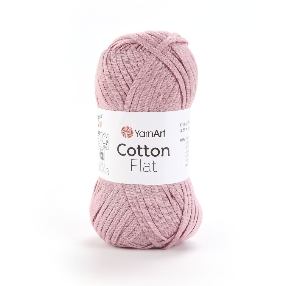 YARNART COTTON FLAT - ÖRGÜ İPİ PEMBE - 6714