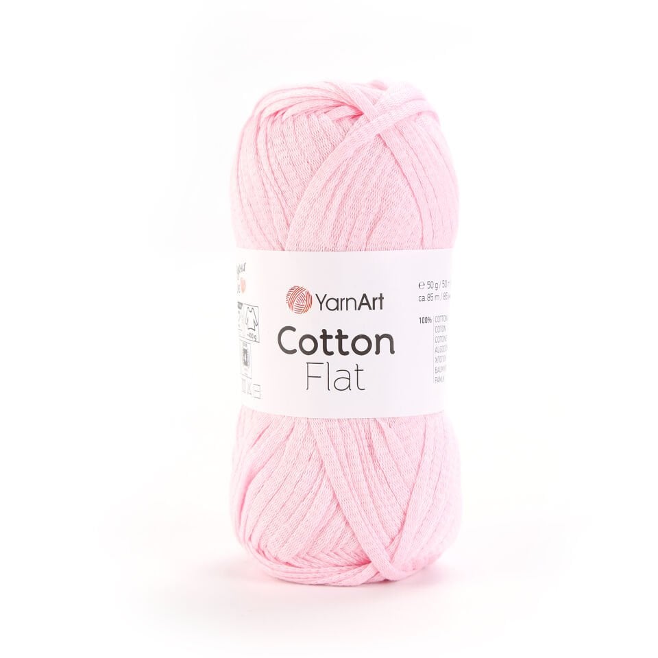 YARNART COTTON FLAT - ÖRGÜ İPİ PEMBE - 6715