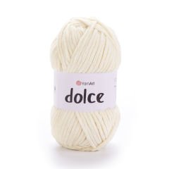 YARNART DOLCE - KADİFE EL ÖRGÜ İPİ KREM - 783