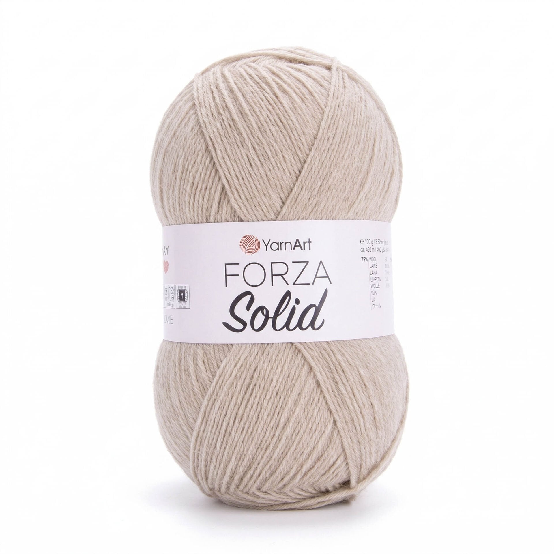 YARNART FORZA SOLID - EL ÖRGÜ İPİ BEJ - 4604