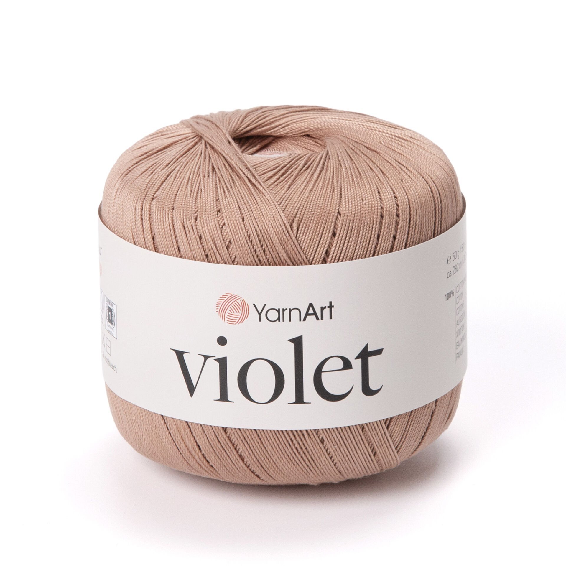 YARNART VIOLET - MERSERİZE DANTEL İPİ 0015 - SÜTLÜ KAHVE
