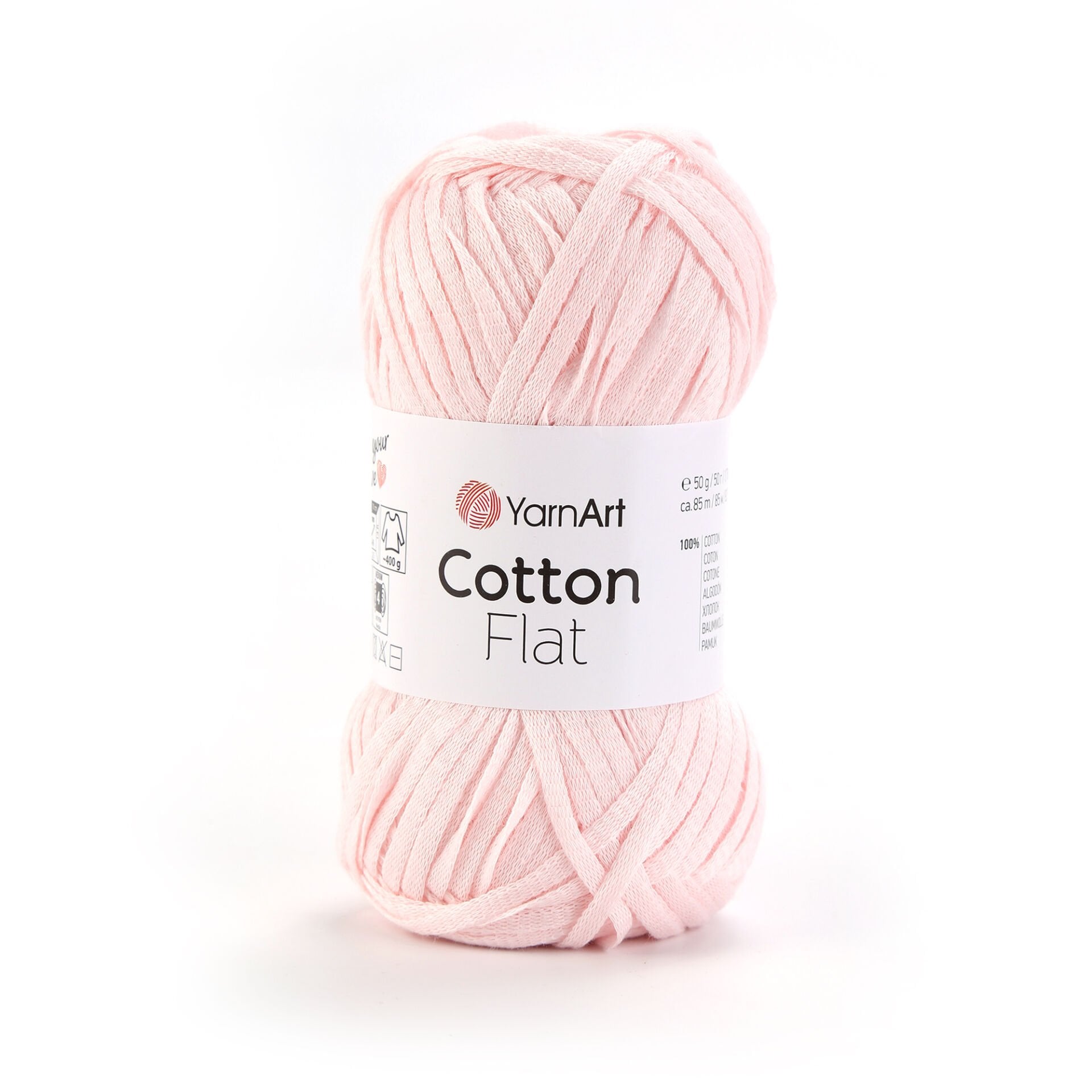 YARNART COTTON FLAT - ÖRGÜ İPİ PEMBE - 6716