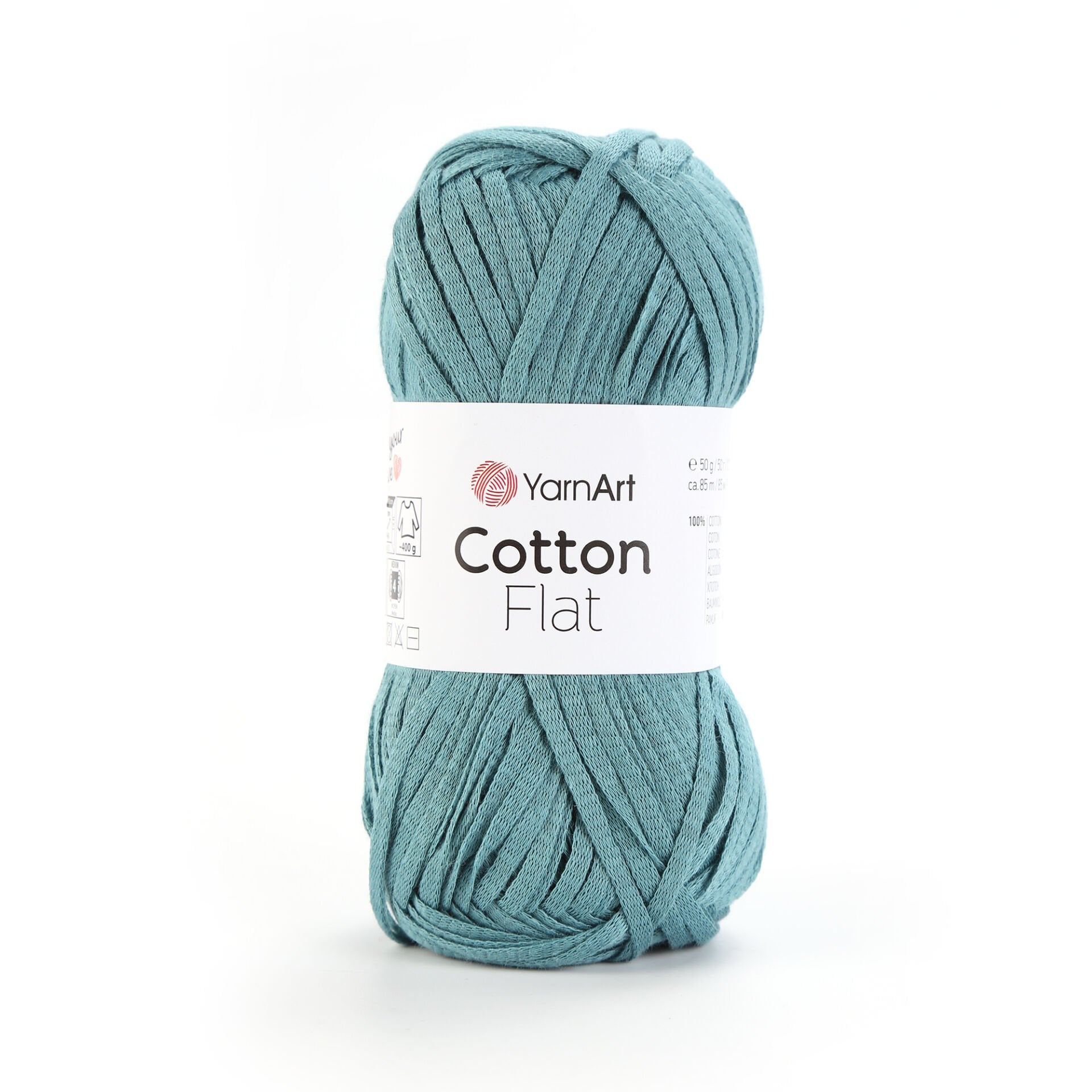 YARNART COTTON FLAT - ÖRGÜ İPİ PETROL YEŞİLİ - 6729