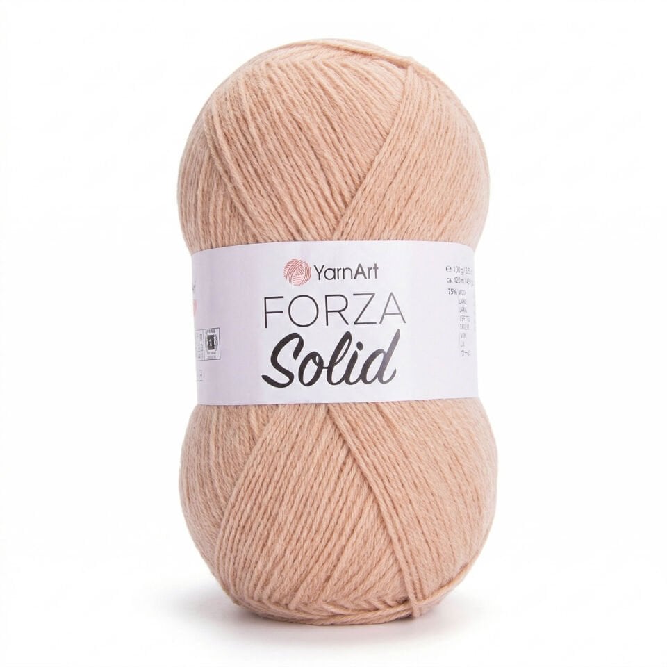 YARNART FORZA SOLID - EL ÖRGÜ İPİ BEJ - 4606