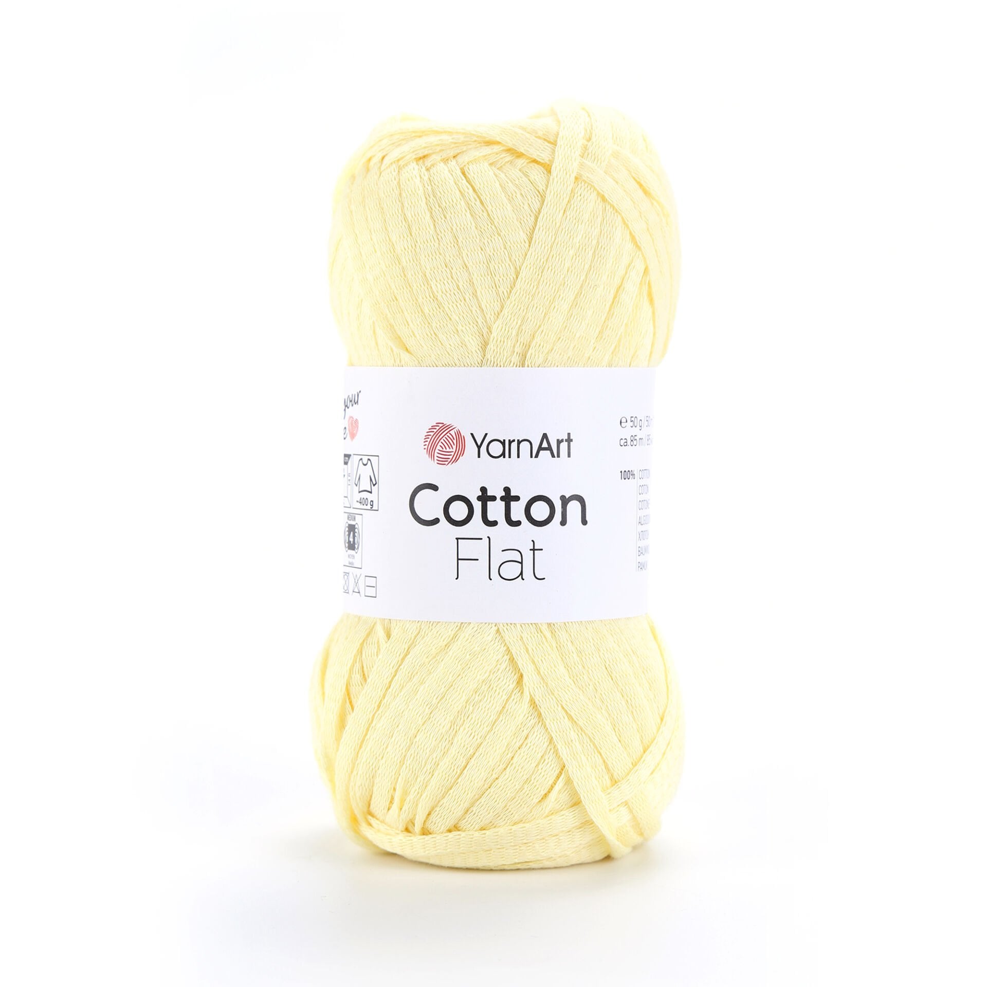 YARNART COTTON FLAT - ÖRGÜ İPİ SARI - 6717