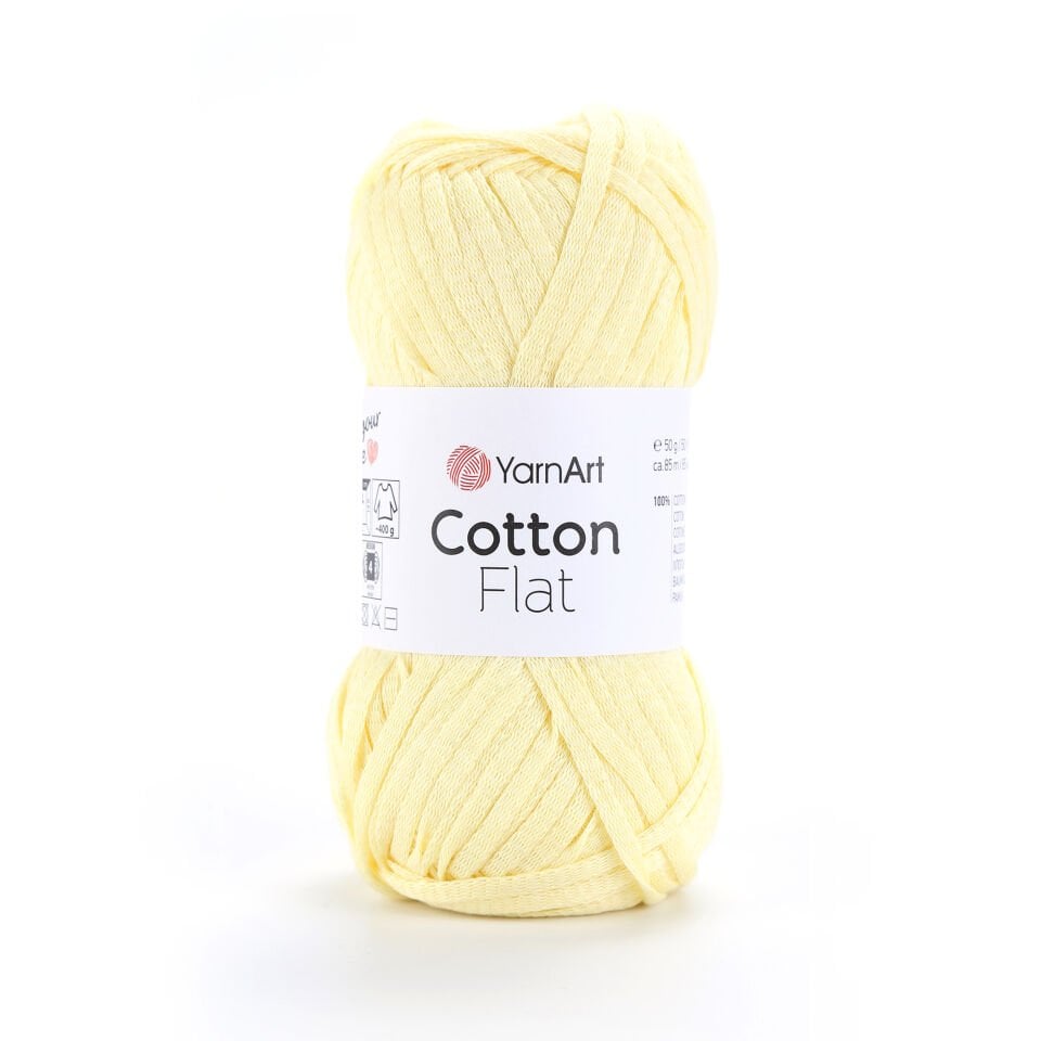 YARNART COTTON FLAT - ÖRGÜ İPİ SARI - 6717