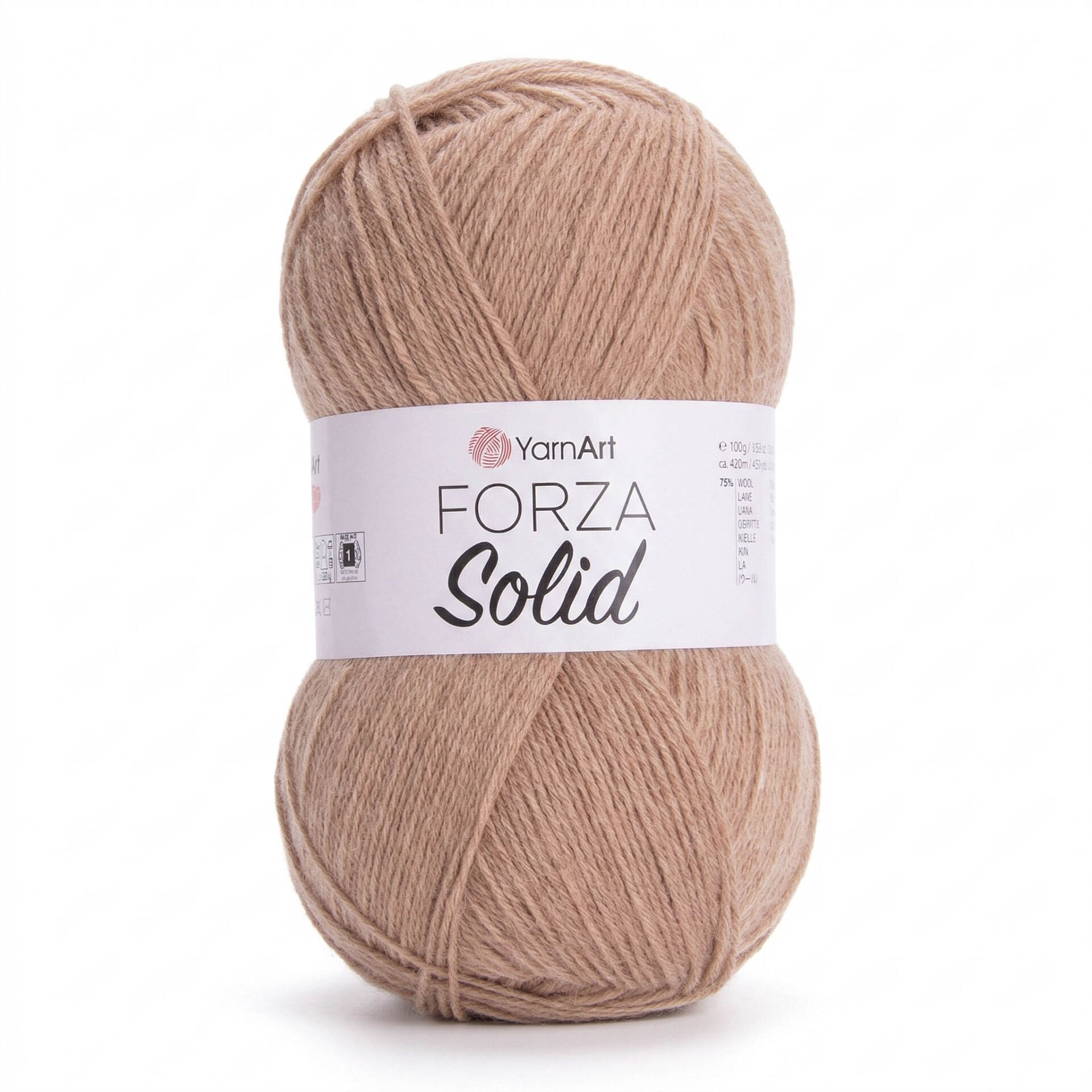YARNART FORZA SOLID - EL ÖRGÜ İPİ BEJ - 4607