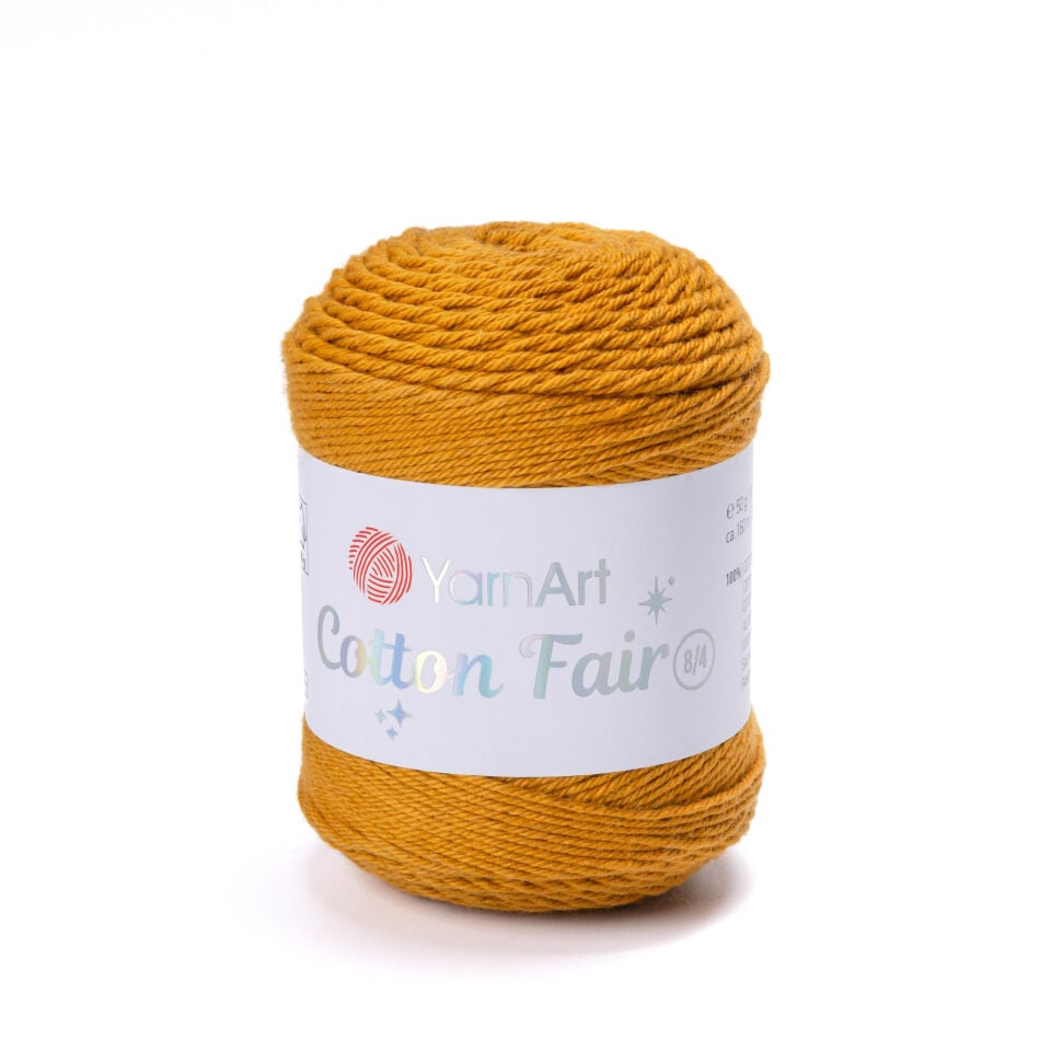 YARNART COTTON FAIR 8/4 - ÖRGÜ İPİ HARDAL - 5519