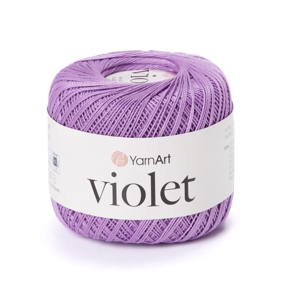 YARNART VIOLET - MERSERİZE DANTEL İPİ 6309 - MOR
