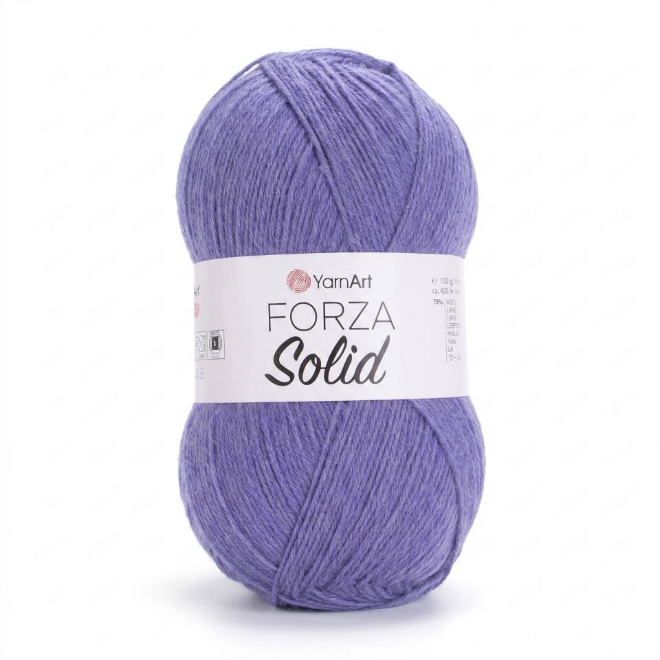 YARNART FORZA SOLID - EL ÖRGÜ İPİ EFLATUN - 4616
