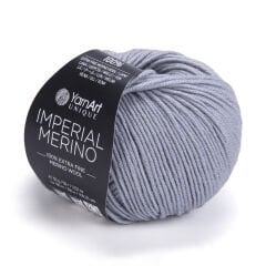 YARNART IMPERIAL MERINO - EL ÖRGÜ İPİ GRİ - 3337