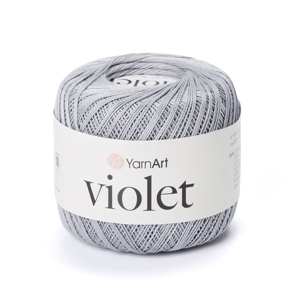 YARNART VIOLET - MERSERİZE DANTEL İPİ 5326 - GRİ