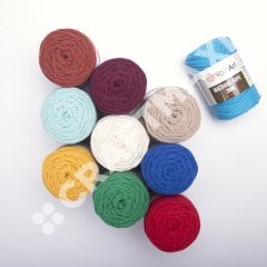 YARNART MACRAME ROPE 3 MM - MAKROME EL ÖRGÜ İPİ FOSFORLU PEMBE - 803