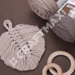 YARNART MACRAME ROPE 3 MM - MAKROME EL ÖRGÜ İPİ VİZON - 788