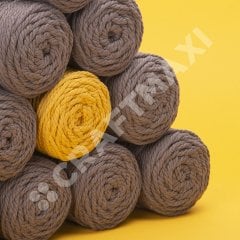 YARNART MACRAME ROPE 3 MM - MAKROME EL ÖRGÜ İPİ FOSFORLU PEMBE - 803