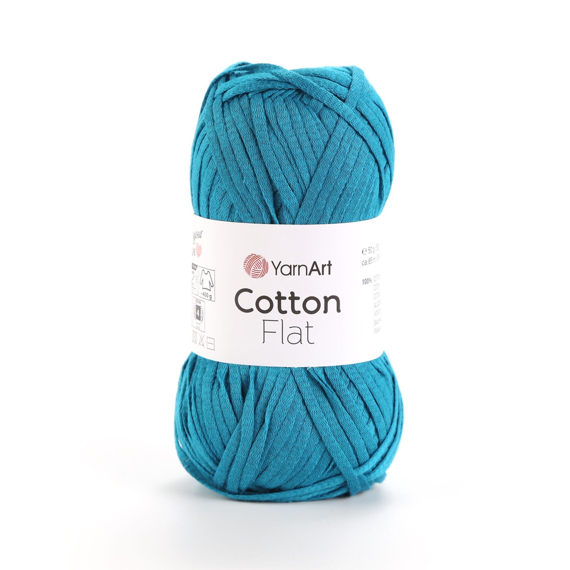 YARNART COTTON FLAT - ÖRGÜ İPİ TURKUAZ - 6730