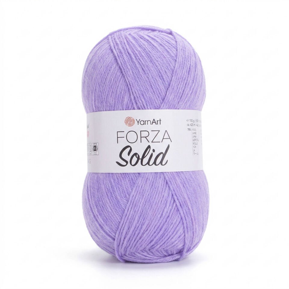 YARNART FORZA SOLID - EL ÖRGÜ İPİ EFLATUN - 4638