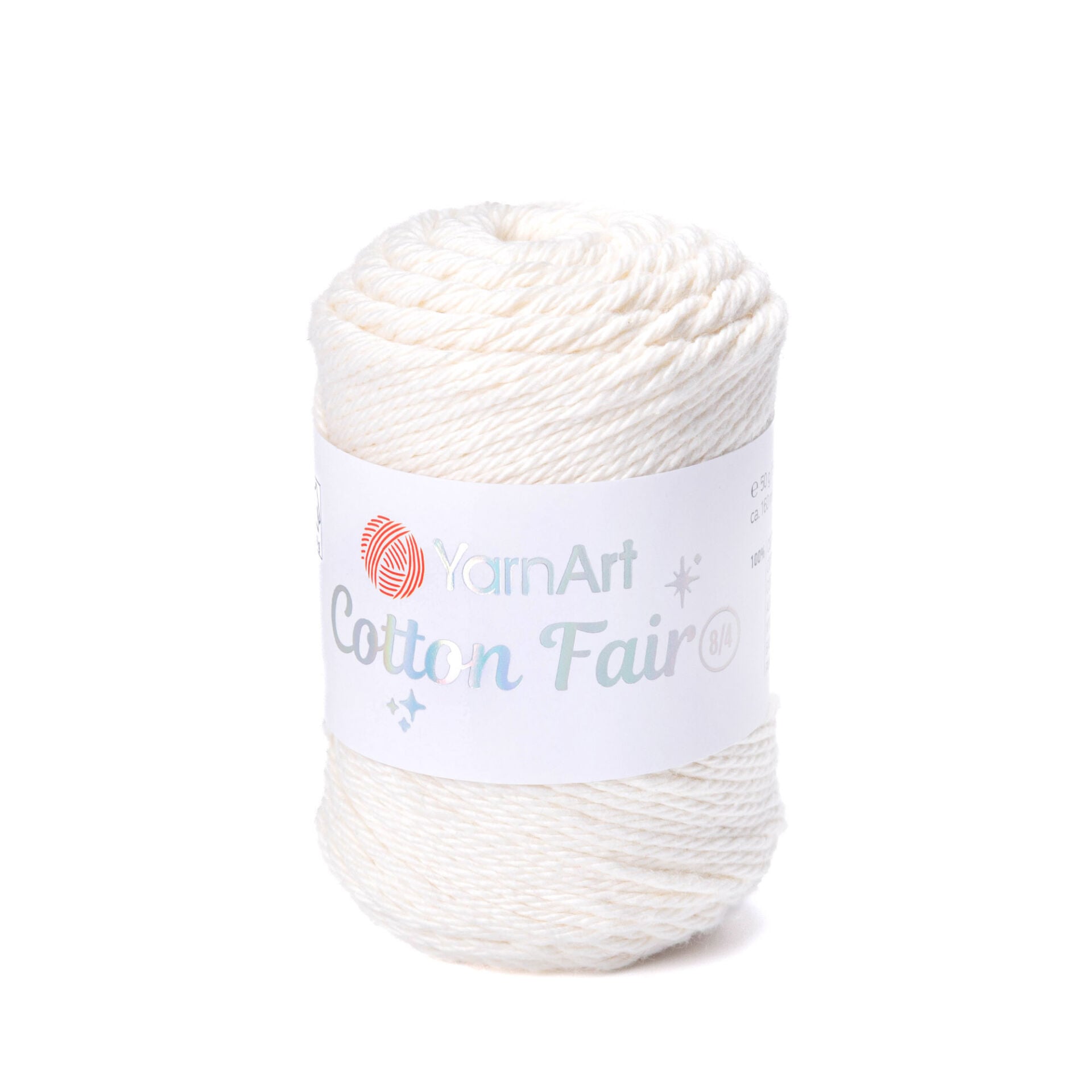 YARNART COTTON FAIR 8/4 - ÖRGÜ İPİ KIRIK BEYAZ - 5503