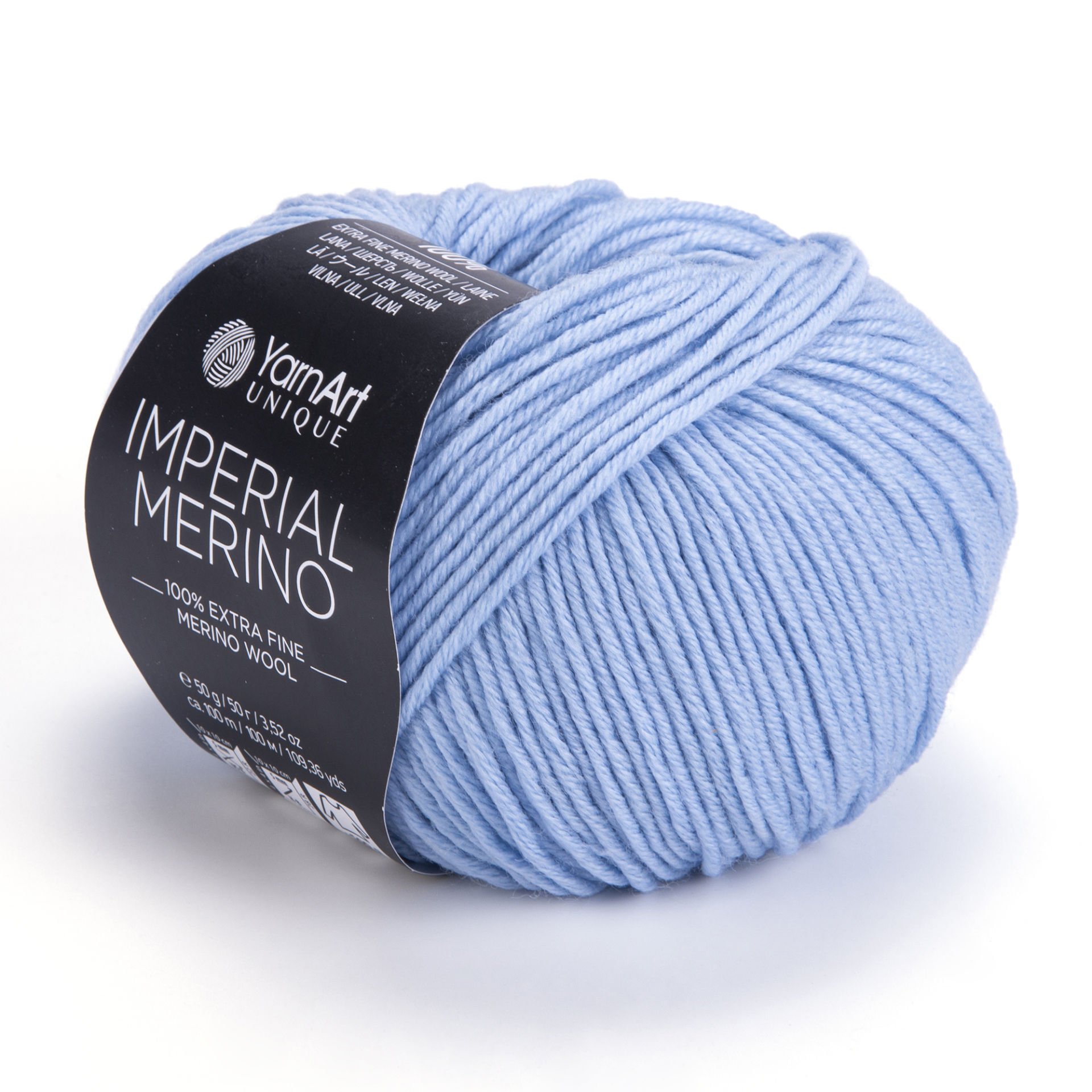 YARNART IMPERIAL MERINO - EL ÖRGÜ İPİ AÇIK MAVİ - 3340