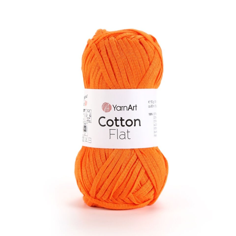 YARNART COTTON FLAT - ÖRGÜ İPİ TURUNCU - 6720