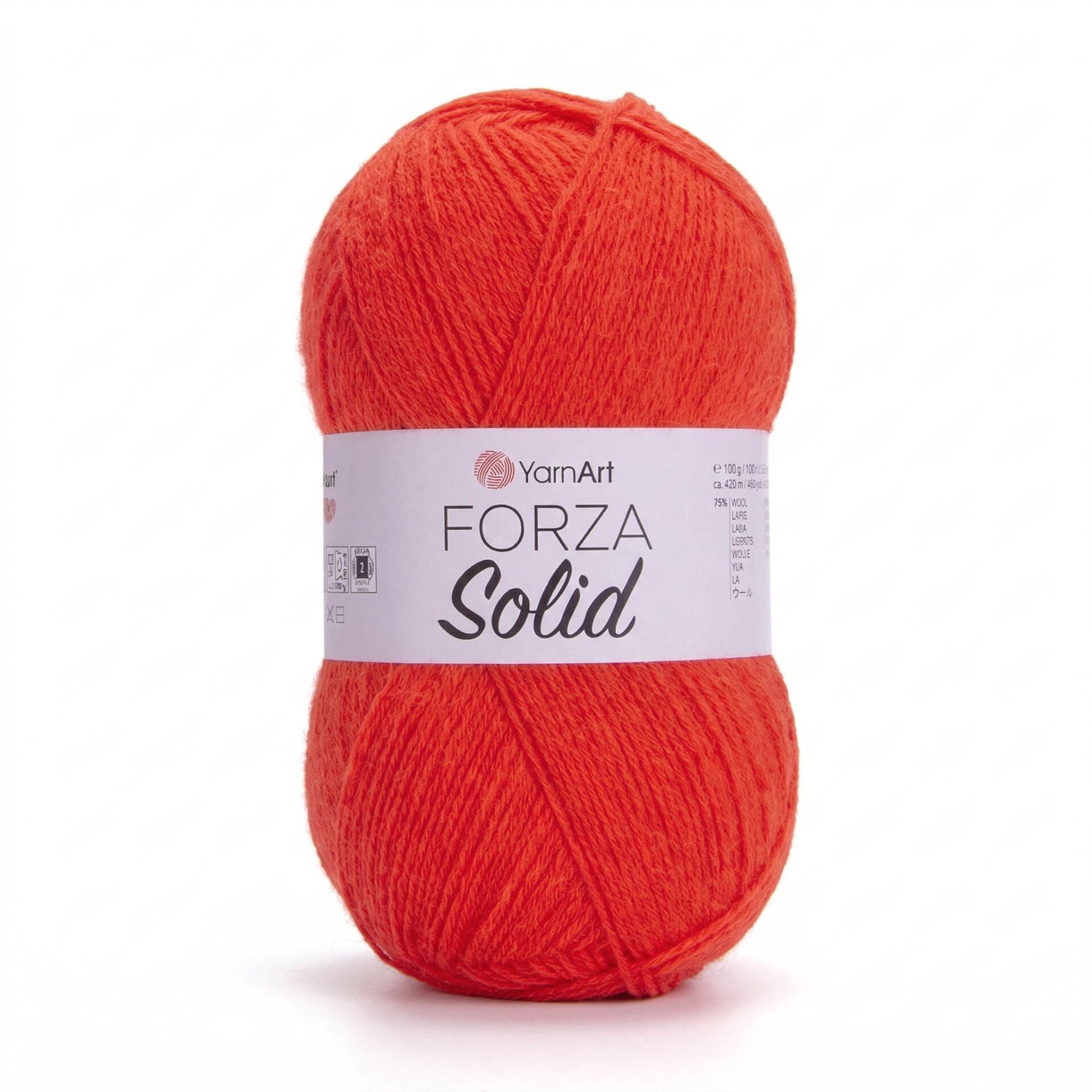 YARNART FORZA SOLID - EL ÖRGÜ İPİ FOSFORLU TURUNCU - 4644