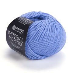 YARNART IMPERIAL MERINO - EL ÖRGÜ İPİ MAVİ - 3341