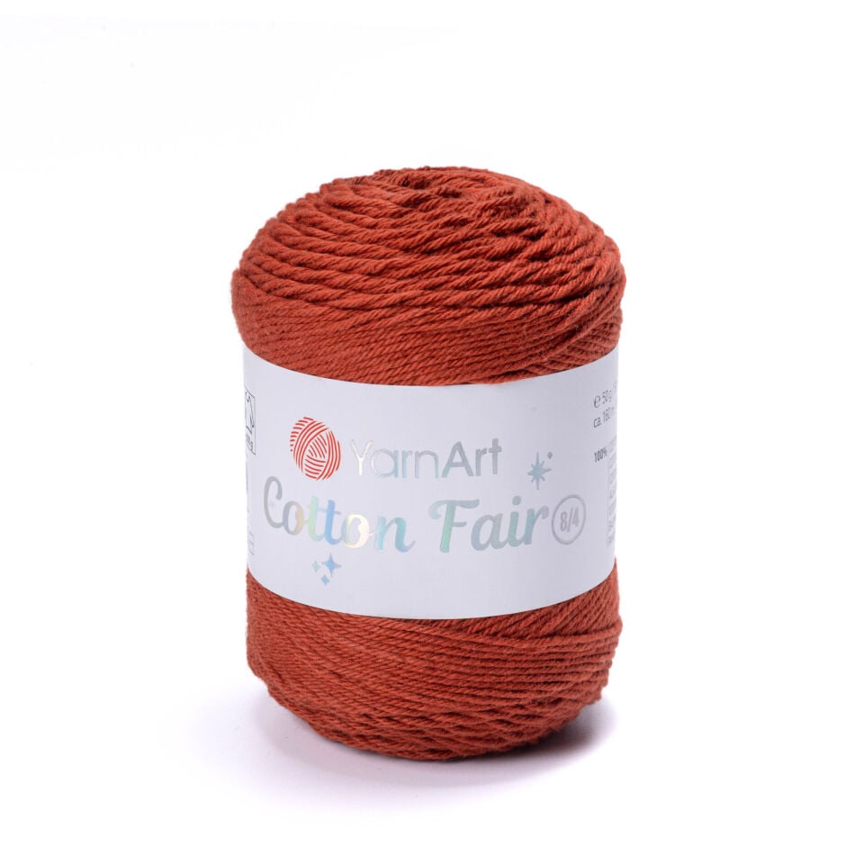 YARNART COTTON FAIR 8/4 - ÖRGÜ İPİ KİREMİT - 5526