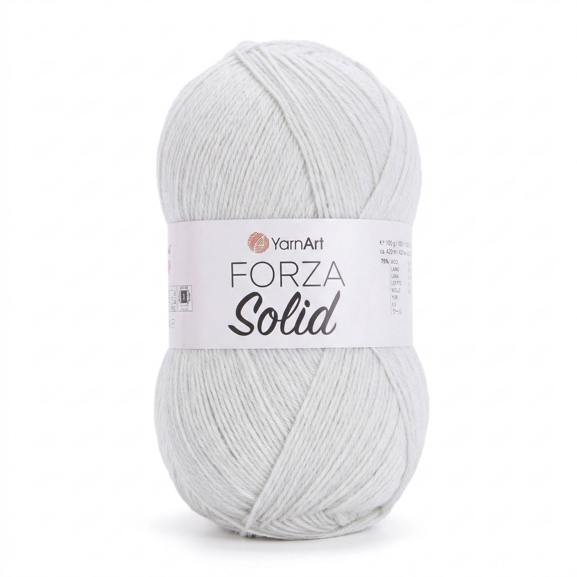 YARNART FORZA SOLID - EL ÖRGÜ İPİ GRİ - 4611
