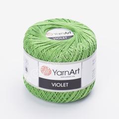 YARNART VIOLET - MERSERİZE DANTEL İPİ 6332 - YEŞİL