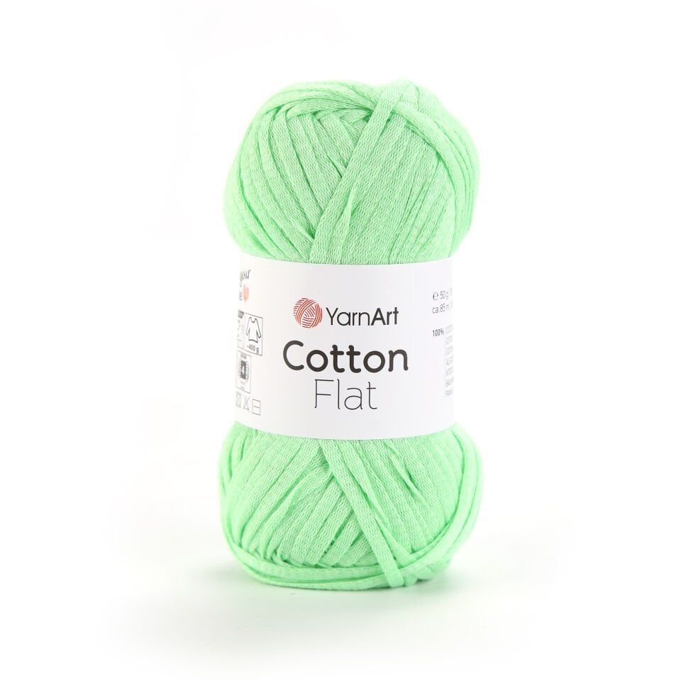 YARNART COTTON FLAT - ÖRGÜ İPİ YEŞİL - 6726
