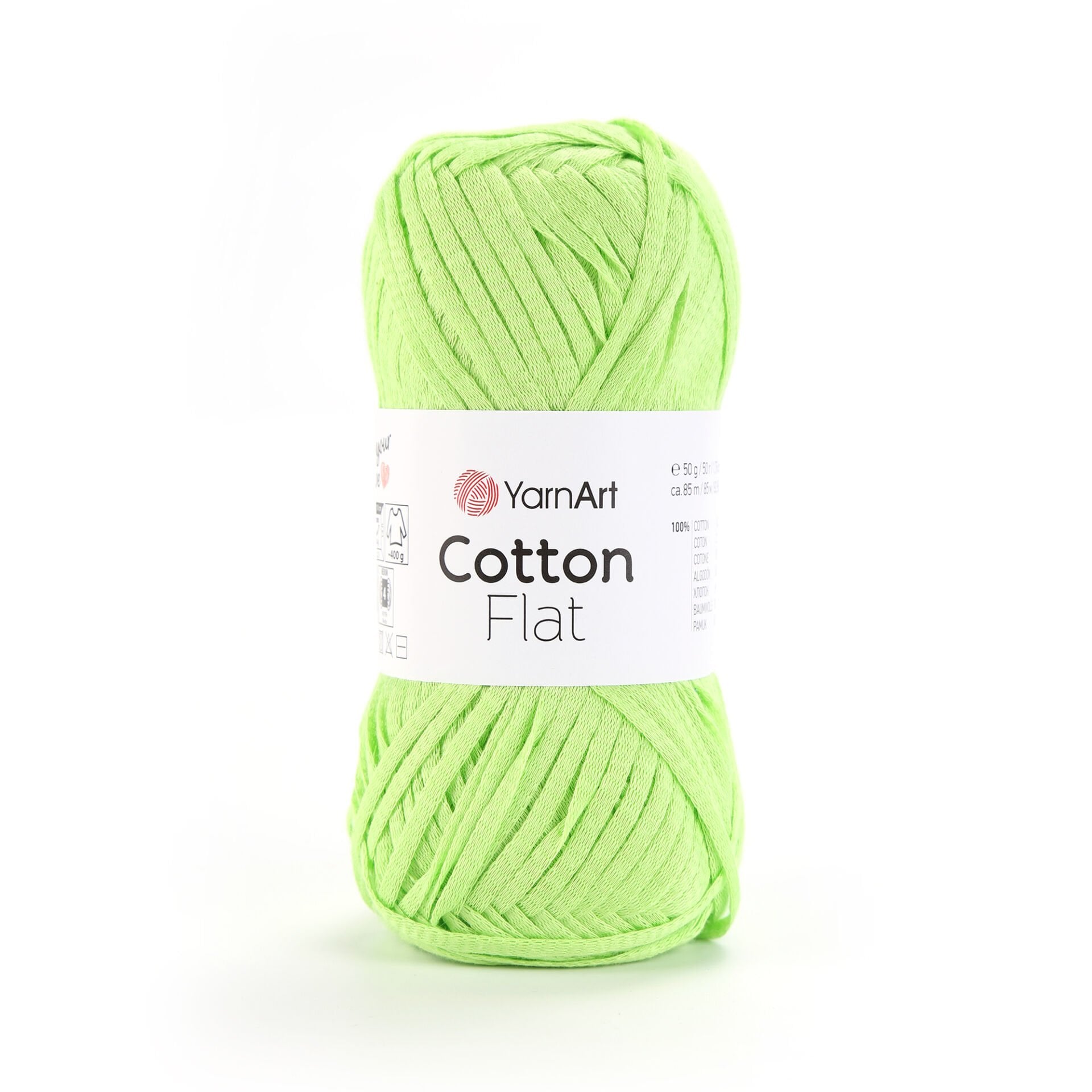 YARNART COTTON FLAT - ÖRGÜ İPİ YEŞİL - 6727