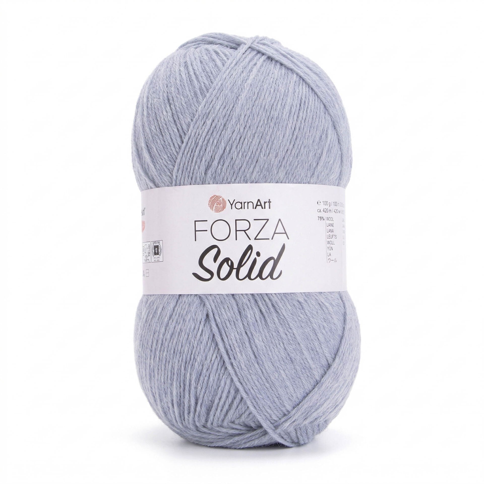 YARNART FORZA SOLID - EL ÖRGÜ İPİ GRİ - 4613