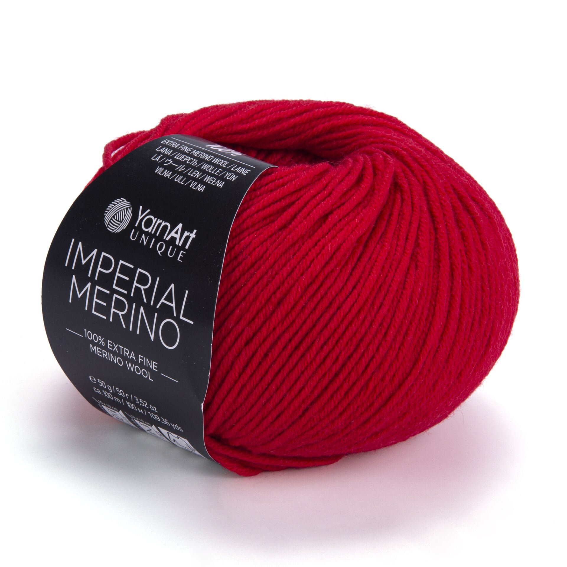 YARNART IMPERIAL MERINO - EL ÖRGÜ İPİ KIRMIZI - 3345