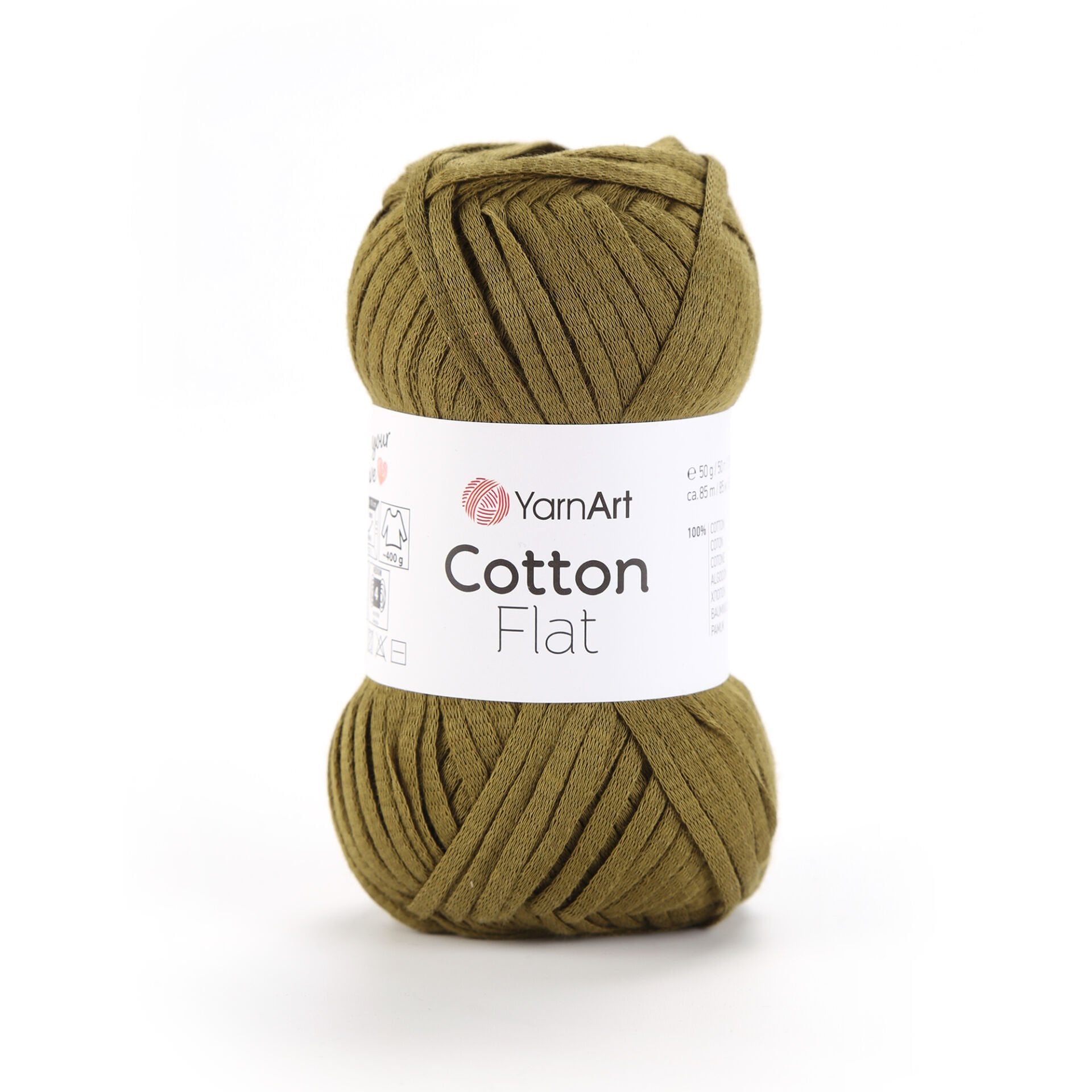 YARNART COTTON FLAT - ÖRGÜ İPİ YEŞİL - 6731