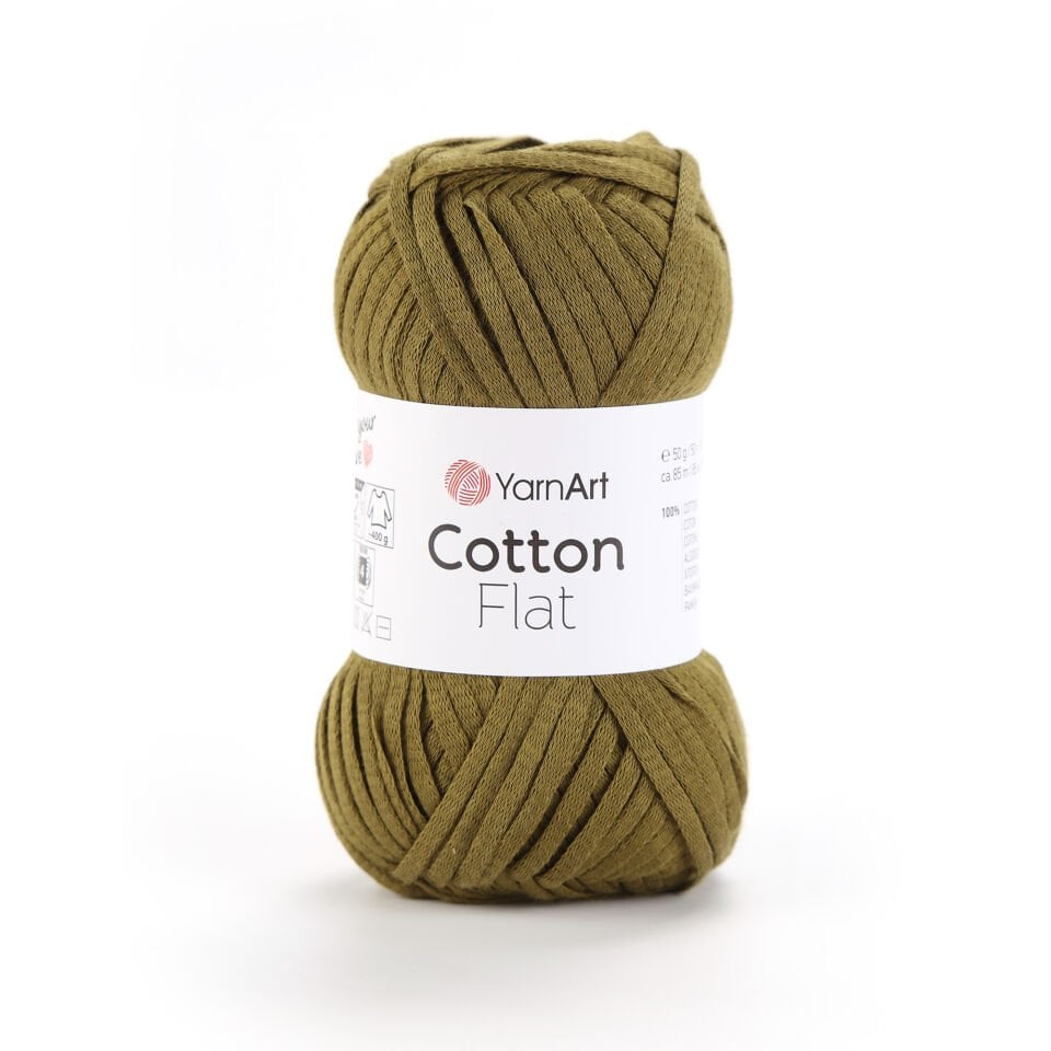 YARNART COTTON FLAT - ÖRGÜ İPİ YEŞİL - 6731