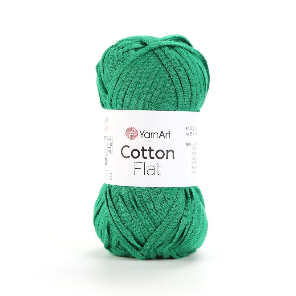 YARNART COTTON FLAT - ÖRGÜ İPİ YEŞİL - 6732