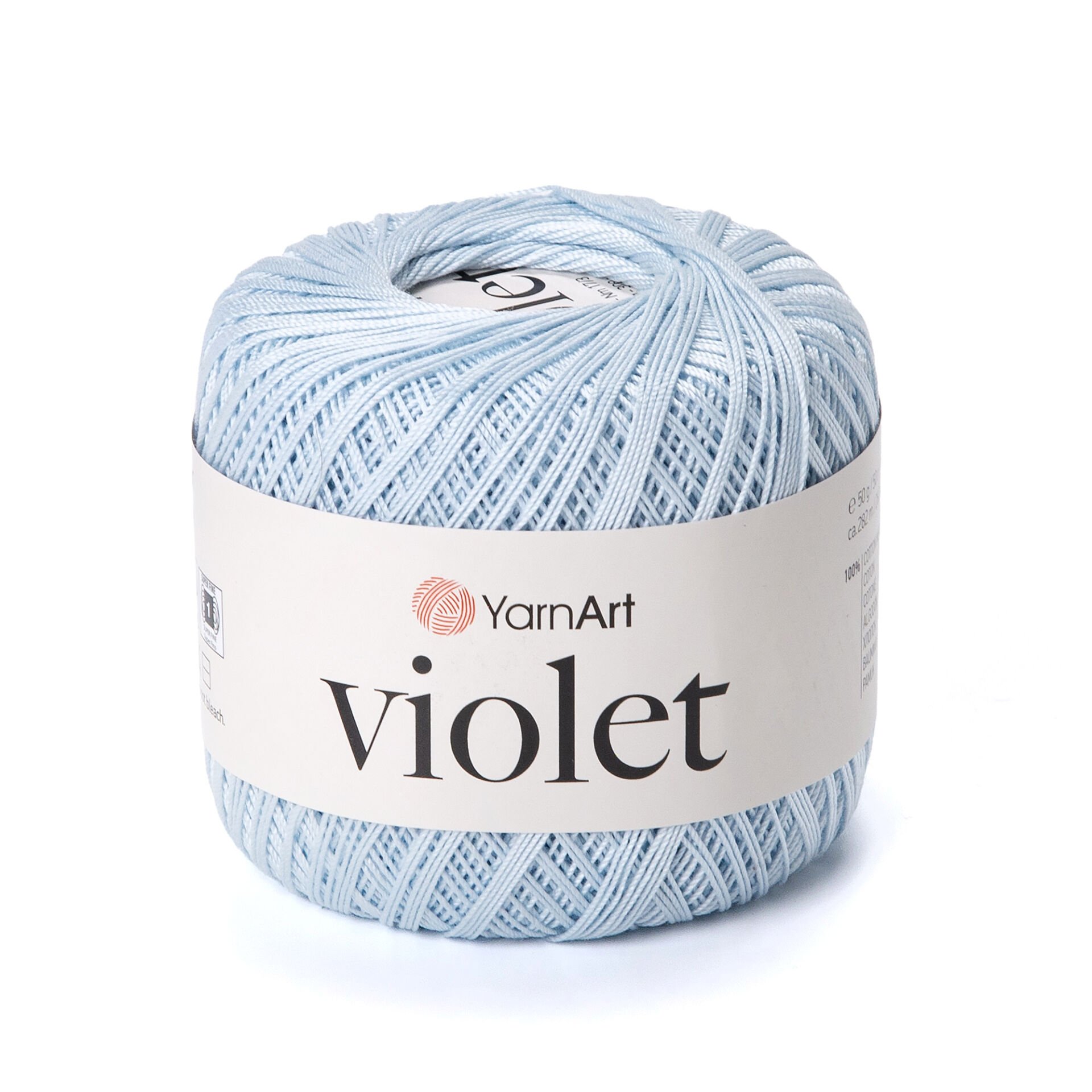 YARNART VIOLET - MERSERİZE DANTEL İPİ 4917 - BEBE MAVİSİ
