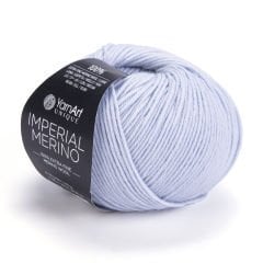 YARNART IMPERIAL MERINO - EL ÖRGÜ İPİ GRİ-MAVİ - 3339