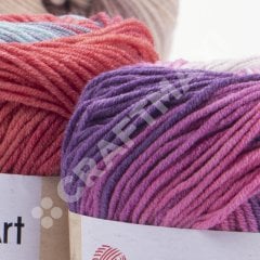 YARNART JEANS CRAZY - EBRULİ EL ÖRGÜ İPİ