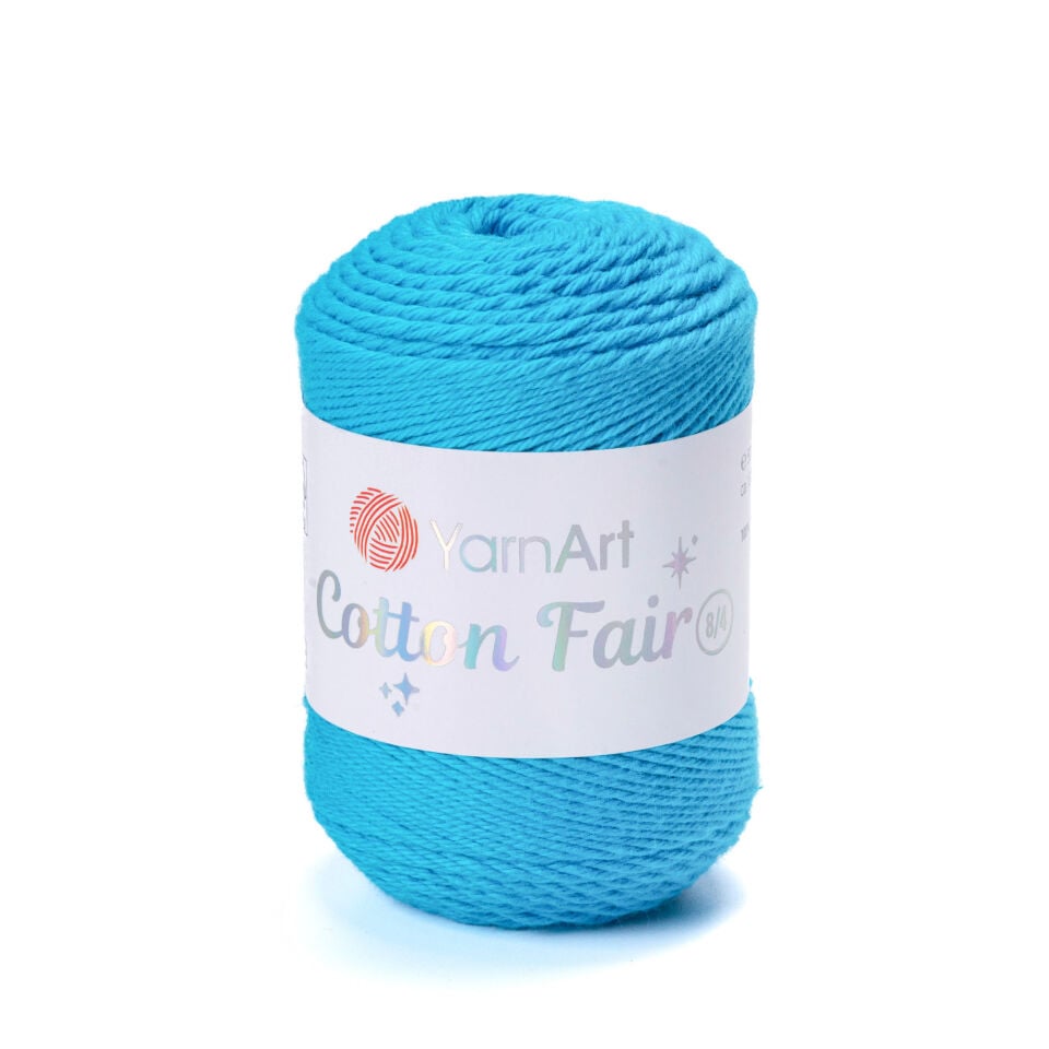 YARNART COTTON FAIR 8/4 - ÖRGÜ İPİ MAVİ - 5580