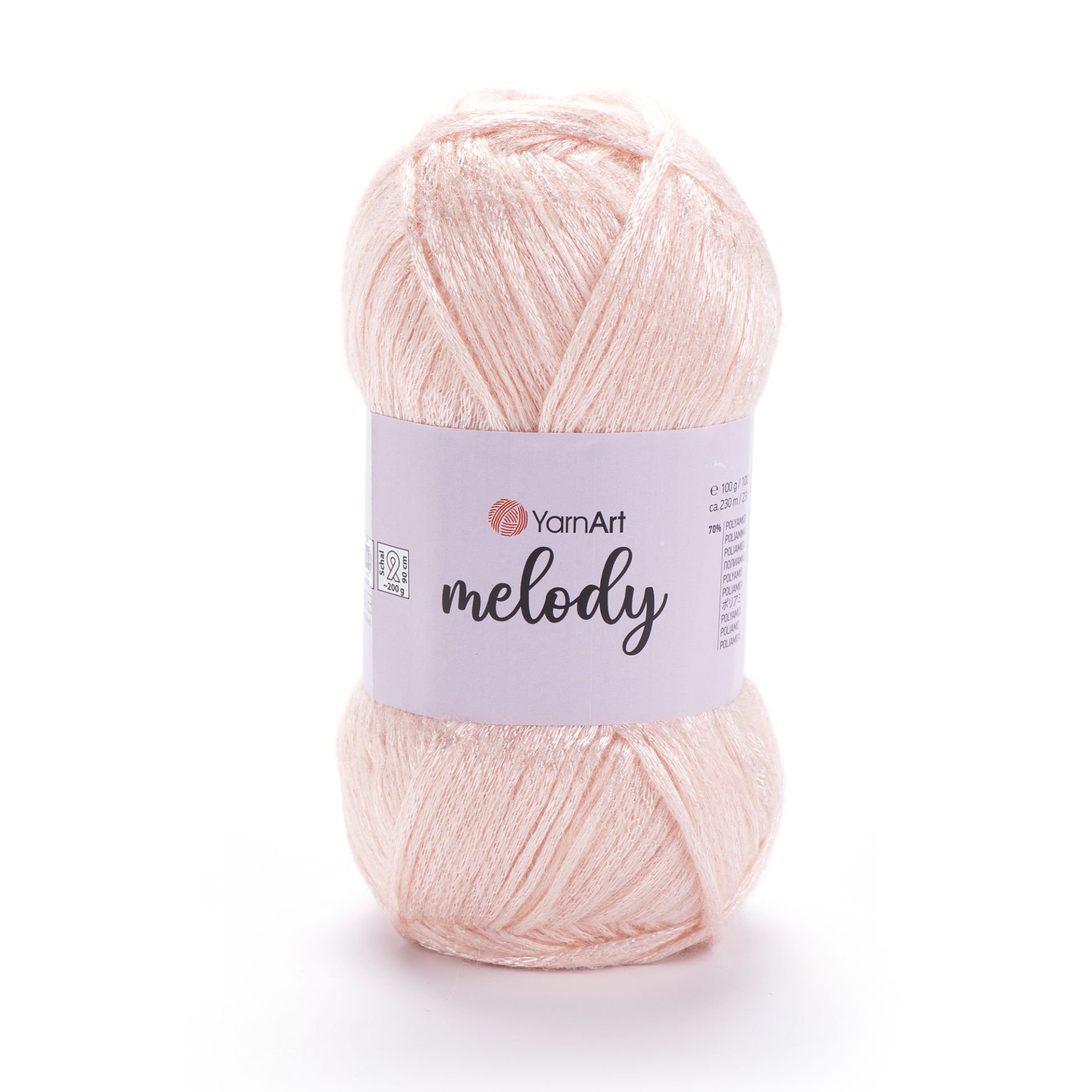 YARNART MELODY - PARLAK EL ÖRGÜ İPİ AÇIK PEMBE - 896