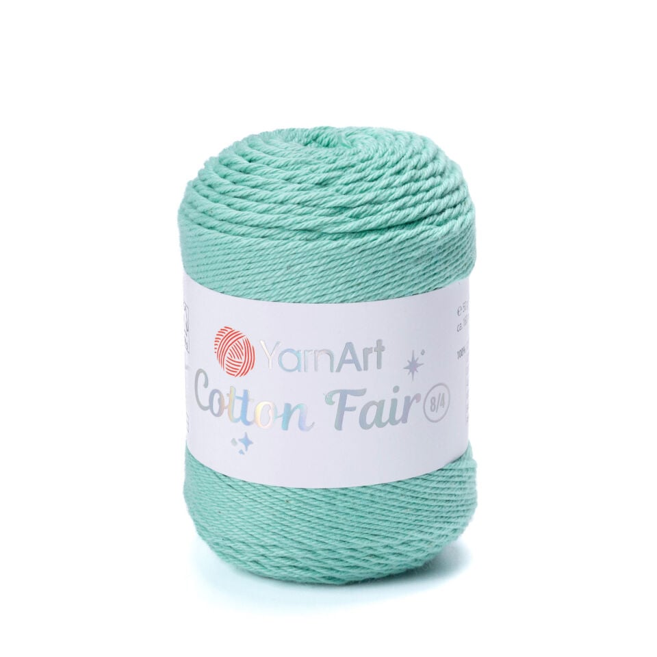 YARNART COTTON FAIR 8/4 - ÖRGÜ İPİ MİNT YEŞİLİ - 5566