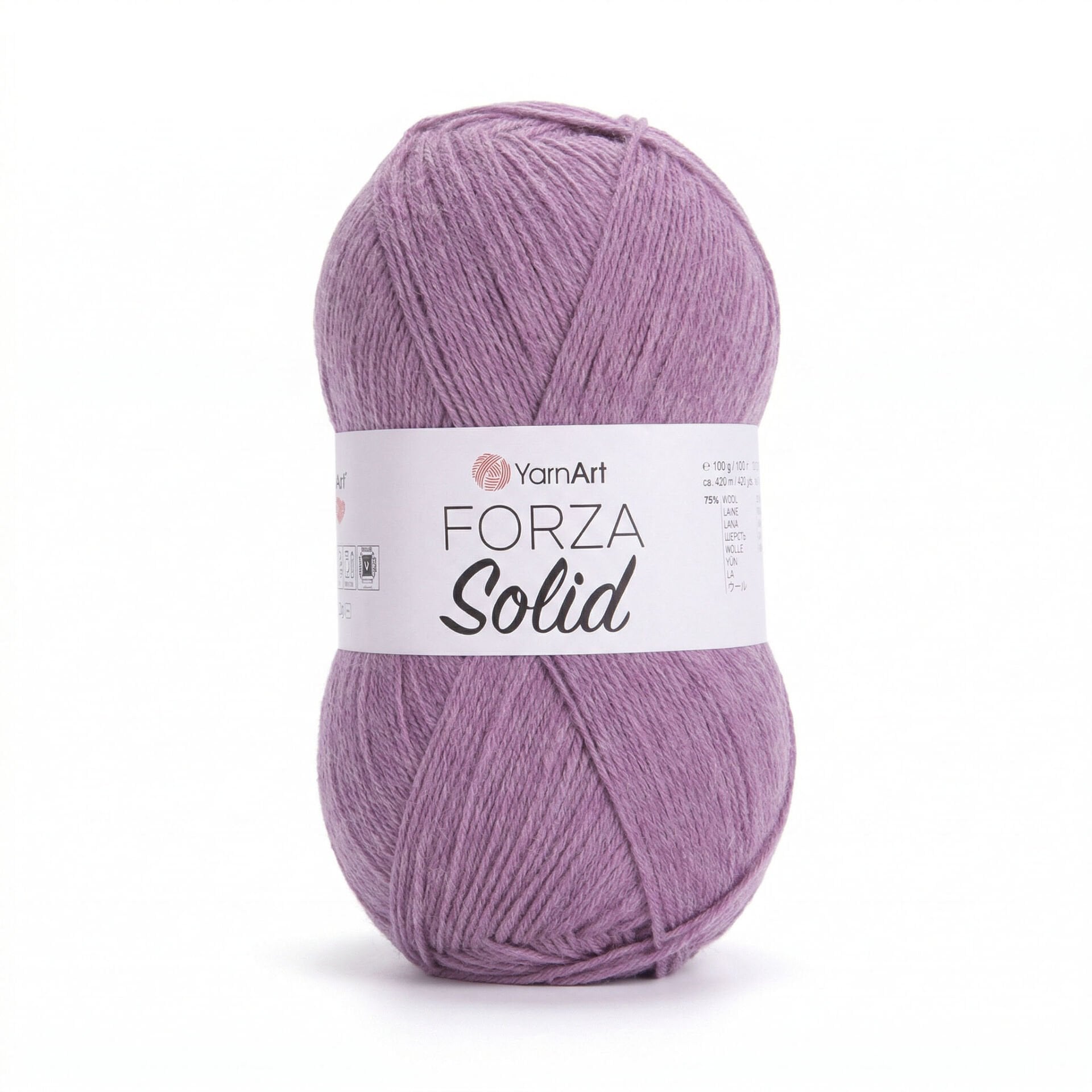 YARNART FORZA SOLID - EL ÖRGÜ İPİ LİLA - 4637
