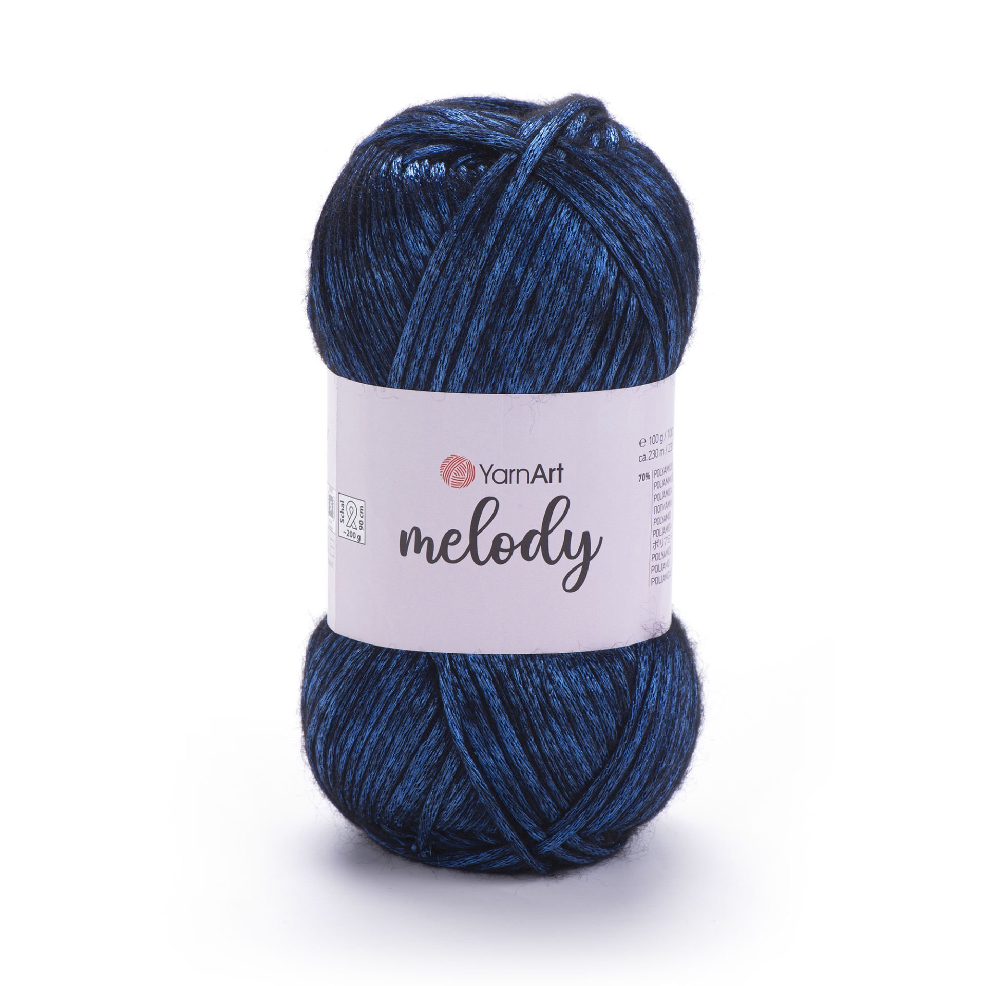 YARNART MELODY - PARLAK EL ÖRGÜ İPİ PETROL MAVİSİ - 900