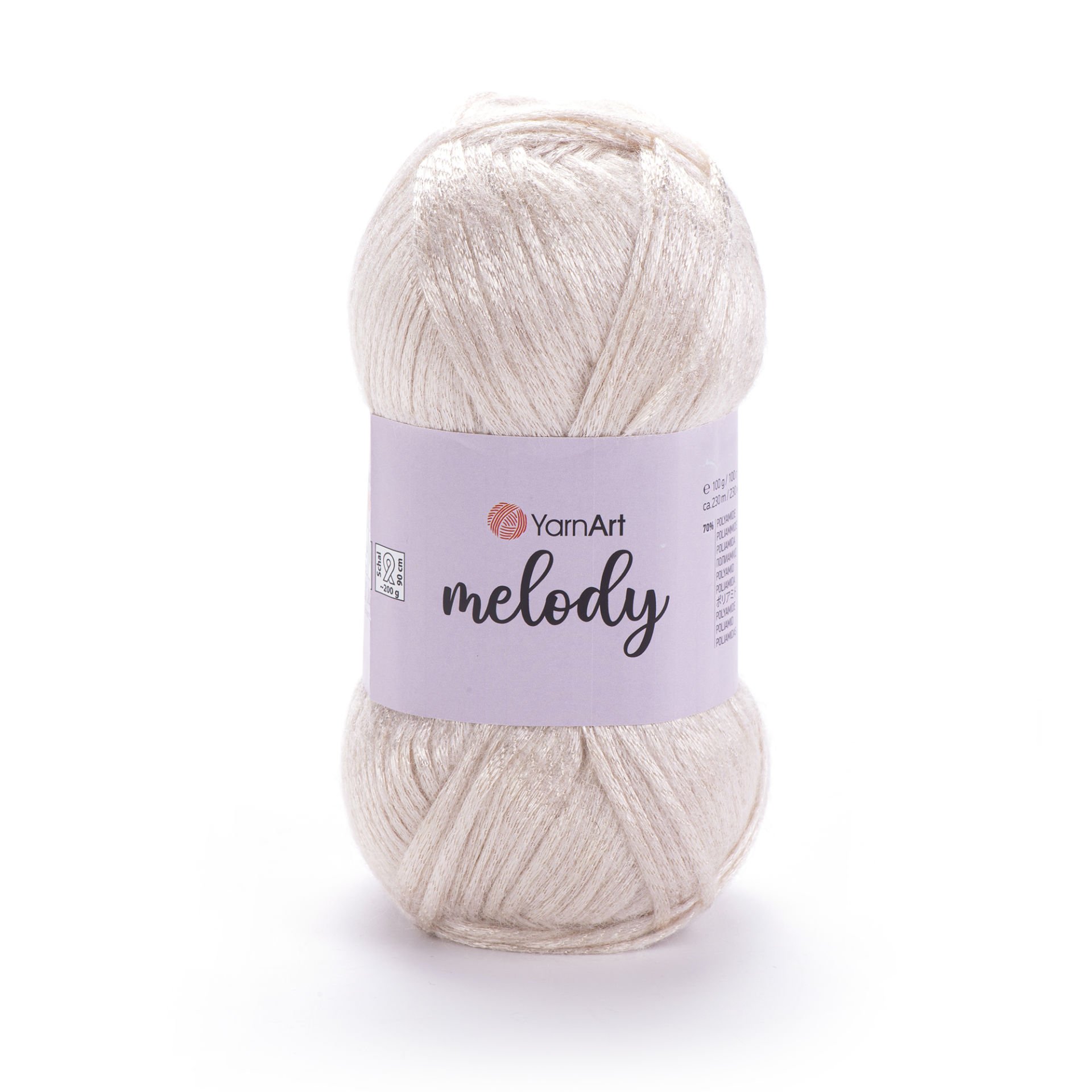 YARNART MELODY - PARLAK EL ÖRGÜ İPİ KREM - 895