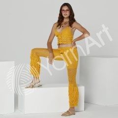 YARNART SUMMER - IŞILTILI EL ÖRGÜ İPİ MAVİ - 33