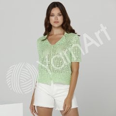 YARNART SUMMER - IŞILTILI EL ÖRGÜ İPİ MAVİ - 33