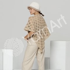 YARNART SUMMER - IŞILTILI EL ÖRGÜ İPİ GRİ - 50