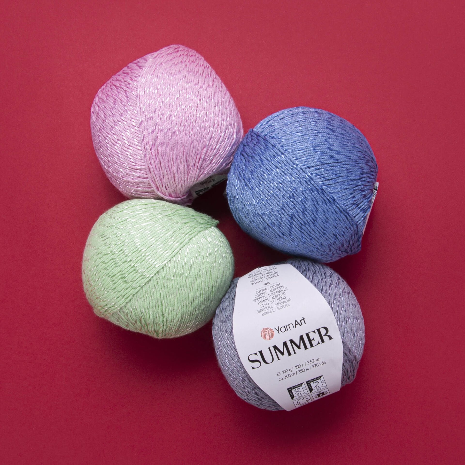 YARNART SUMMER - IŞILTILI EL ÖRGÜ İPİ